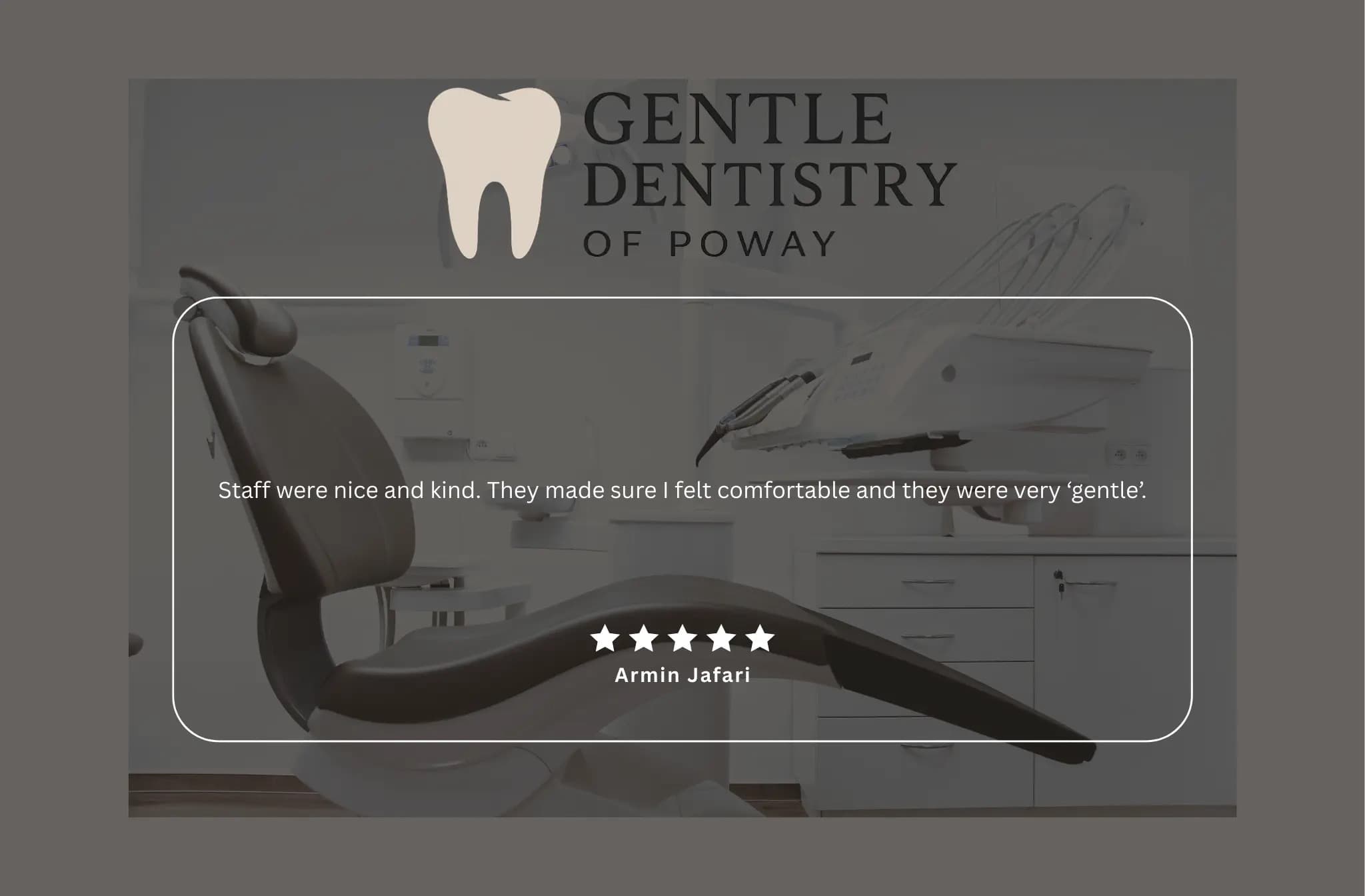 Patient Google review screenshot of Gentle Dentistry of Poway
