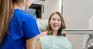 Sedation dentistry patient in our San Diego dental office.